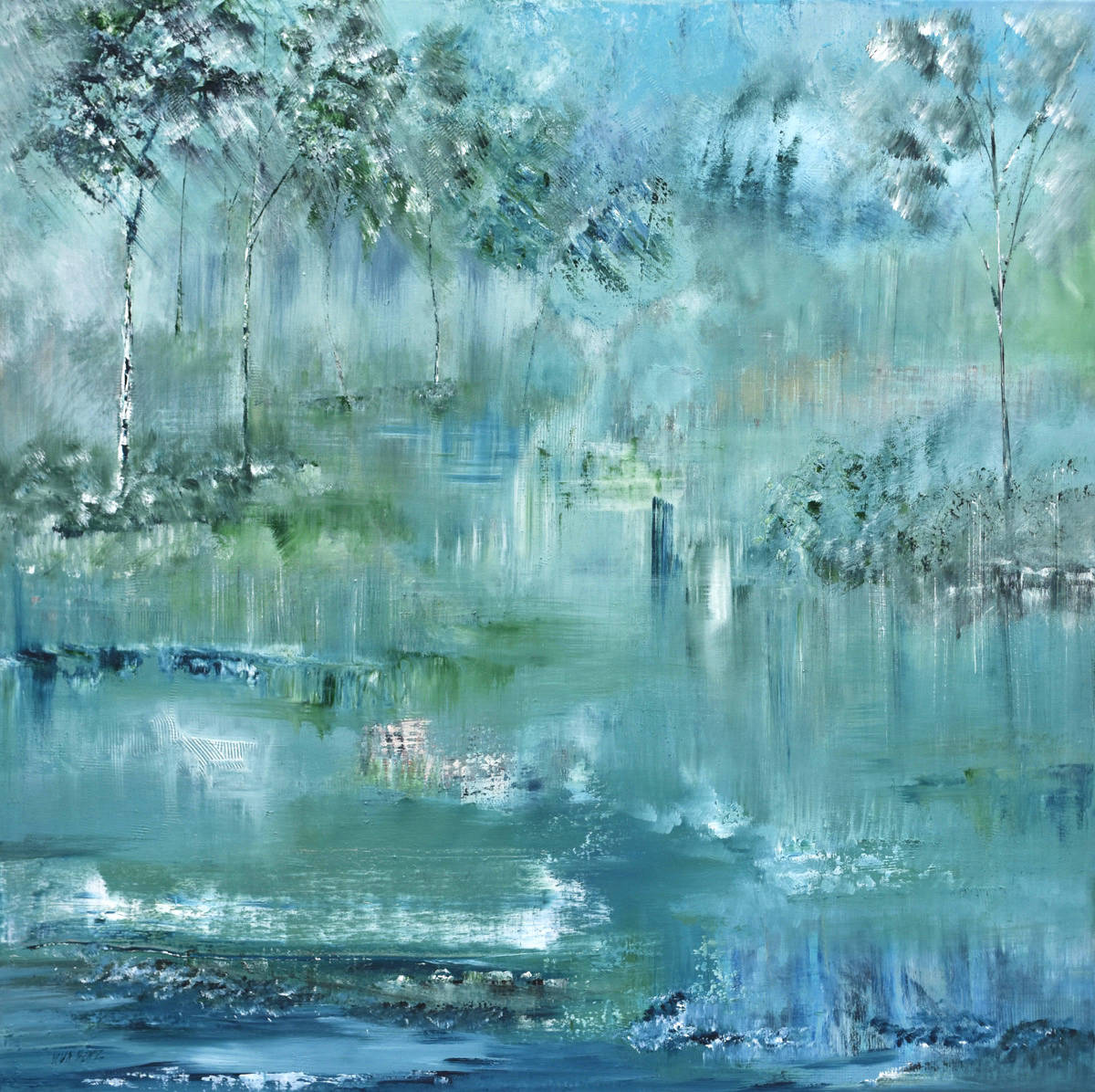 Green Swamp 100x100cm